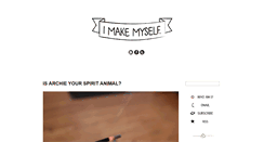 Desktop Screenshot of imakemyself.com
